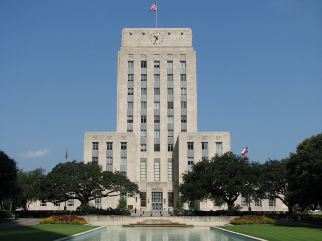 Houston City Hall in downtown Houston