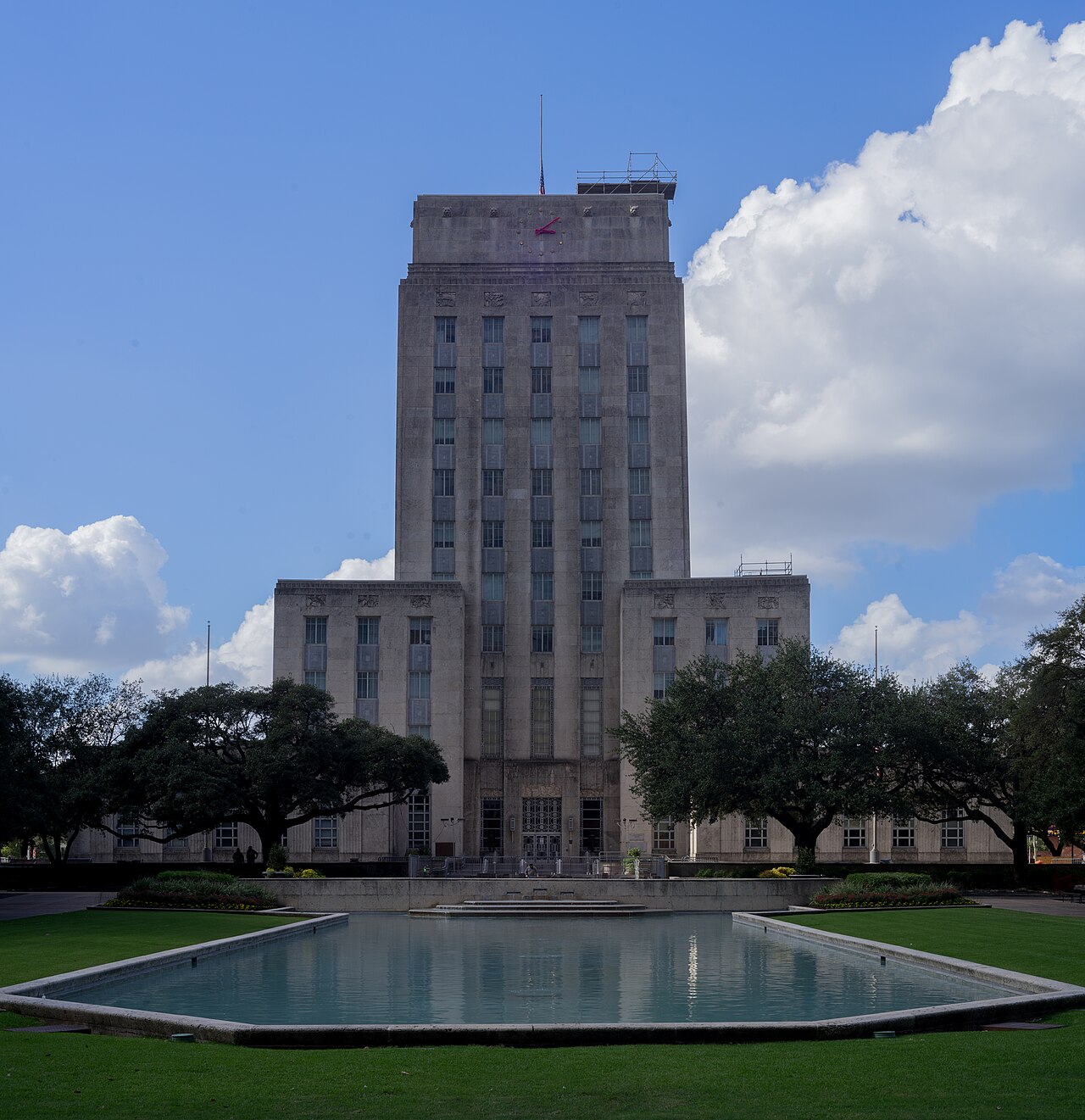 Houston City Hall in downtown Houston